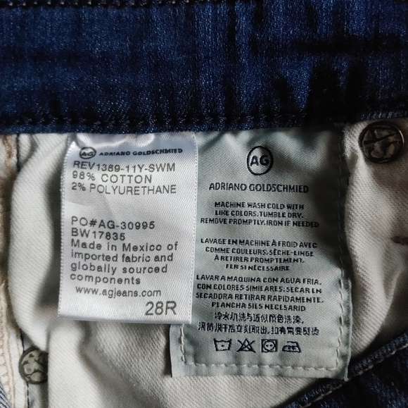 AG Adriano Goldschmied The Legging  Ankle Super Skinny Jean Distresses S… - Picture 13 of 14
